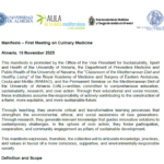 La Medicina Culinaria se consolida en Almería con la firma del primer Manifiesto por la Medicina Culinaria